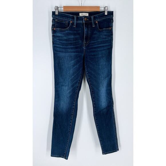 Madewell 10" High-Rise Skinny Jeans Medium Wash Size 29 - Picture 2 of 4